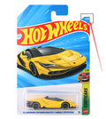 Hot Wheels die-cast car by Mattel featuring vibrant colors and detailed design, perfect for collectors and racing enthusiasts.