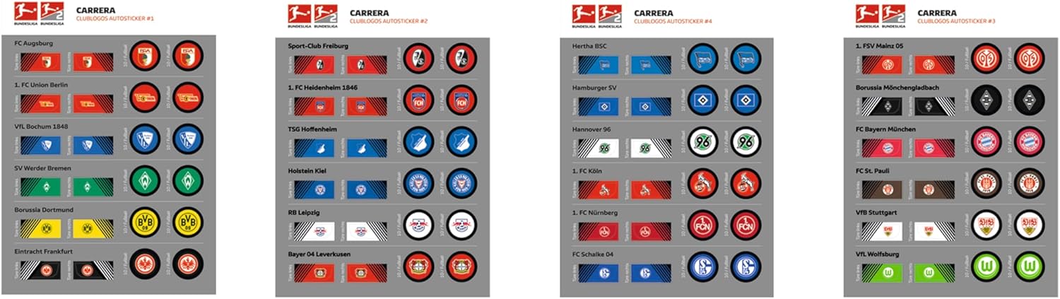 Carrera RC 24GHz Bundesliga soccer set toys with miniature remote-controlled soccer players on a field.
