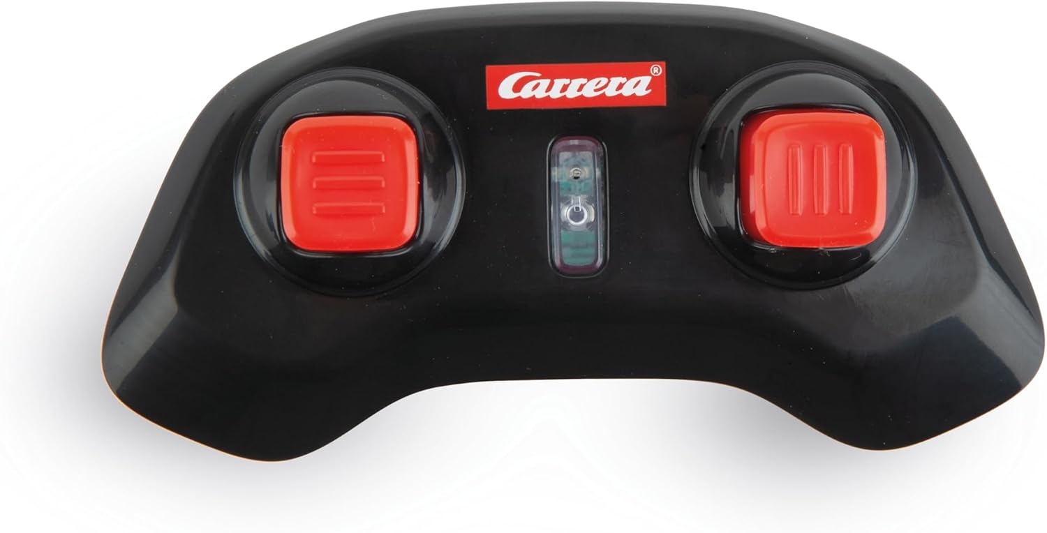 Carrera RC 24GHz Bundesliga soccer set with remote-controlled toy cars and soccer accessories, ideal for kids' outdoor play.