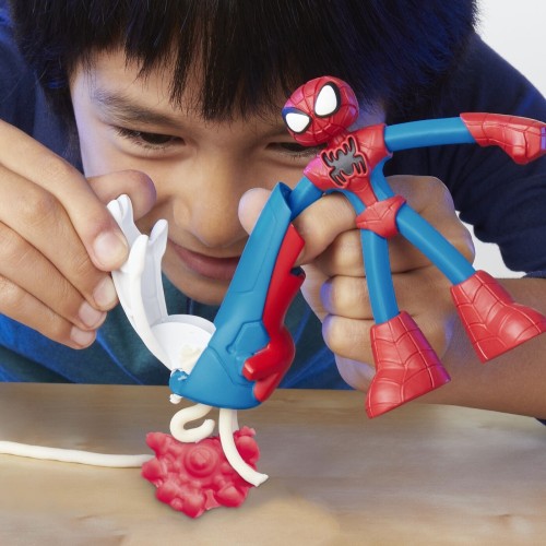 Play-Doh Marvel Spider-Man Thwip Squisher Set with Bendy