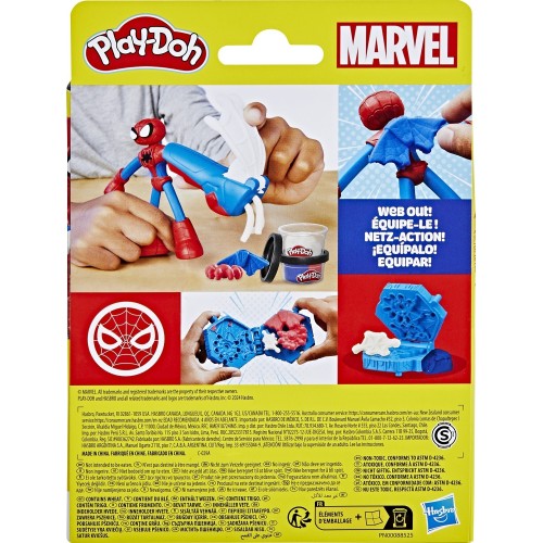 Play-Doh Marvel Spider-Man Thwip Squisher Set with Bendy