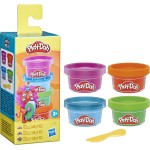 Colorful Play-Doh Zoo Mini Colour Pack toys from Hasbro featuring small, vibrant Play-Doh containers for creative play.