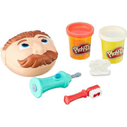 Play-Doh Mini Doctor Drill 'n Fill Dentist Set by Hasbro in colorful packaging, includes toy dental tools and Play-Doh for imaginative play.