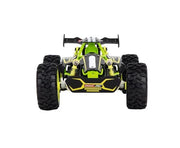 Carrera Lime Buggy RC vehicle with 2.4GHz remote control, toy off-road car for kids, in vibrant lime green color.