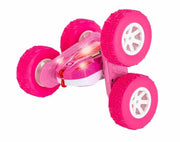 Pink Carrera RC Mini Turnator toy vehicle, small remote-controlled car with sleek design and colorful pink finish.