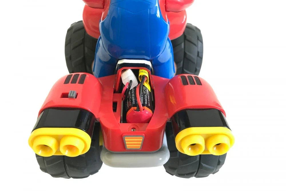 Carrera RC quad drone featuring Mario and Princess Peach characters with 2.4GHz remote control, colorful toy vehicle for kids