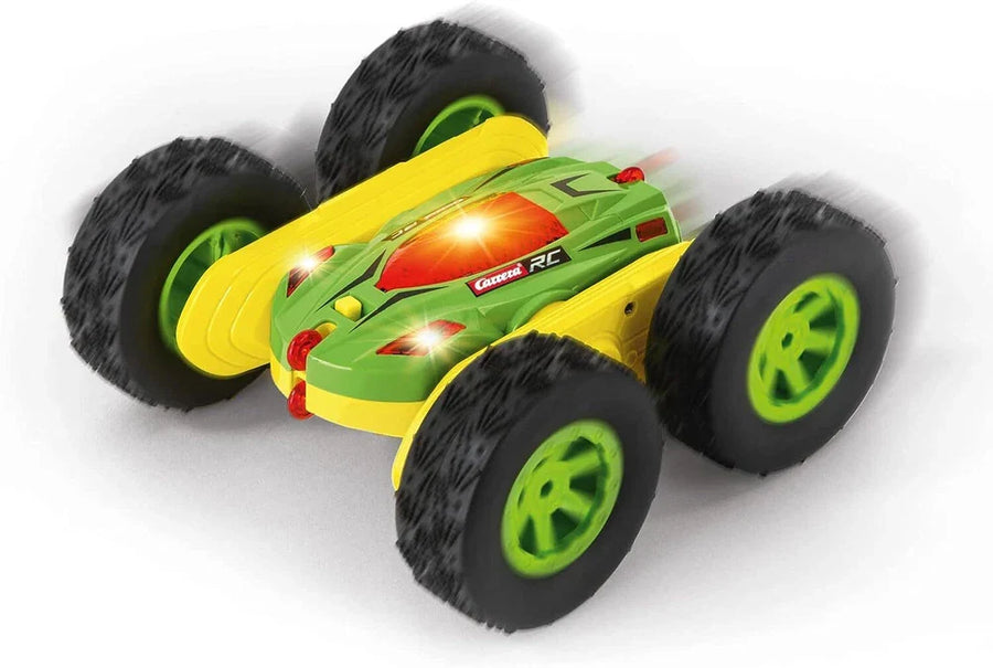 Carrera Mini Turnator toy car racing track set with colorful curves and racing features, designed for kids and enthusiasts.