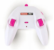 Pink Carrera RC Mini Turnator toy vehicle, small remote-controlled car with sleek design and colorful pink finish.