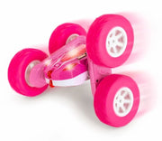 Pink Carrera RC Mini Turnator toy vehicle, small remote-controlled car with sleek design and colorful pink finish.