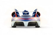 Carrera RC Sonic Racing Toy featuring Sonic the Hedgehog in a dynamic racing pose on a colorful track background